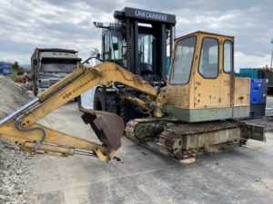 KOMATSU PC04ユンボ再生計画！サンドブラストレーザマシンで50年近く前の重機が甦る！＜Part3＞
