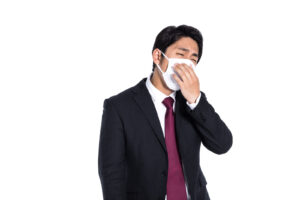 装着中のマスクを触るというリスクを銀イオンの抗菌作用にて回避！